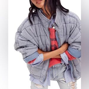 Free People Dolman Quilted Jacket